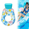 Poltrona Lounge Gonfiabile Galleggiante Con Portabicchieri Piscina 170x110cm 628534