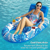 Poltrona Lounge Gonfiabile Galleggiante Con Portabicchieri Piscina 170x110cm 628534