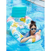 Poltrona Lounge Gonfiabile Galleggiante Con Portabicchieri Piscina 170x110cm 628534