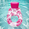 Poltrona Lounge Gonfiabile Galleggiante Con Portabicchieri Piscina 170x110cm 628534