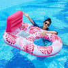 Poltrona Lounge Gonfiabile Galleggiante Con Portabicchieri Piscina 170x110cm 628534