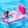 Poltrona Lounge Gonfiabile Galleggiante Con Portabicchieri Piscina 170x110cm 628534