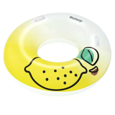 Salvagente Gonfiabile Galleggiante Grafica Limone Fresh Squeeze Lemon Con Maniglie 36448