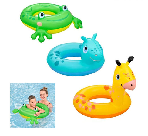 CIAMBELLA SALVAGENTE LIL' PAL GONFIABILE PER BAMBINI +3-6 ANNI ANIMALI ASSORTITI 36464