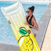 Materassino Gonfiabile Galleggiante Piscina Grafica Con Limone 183 X 69 Cm 44122