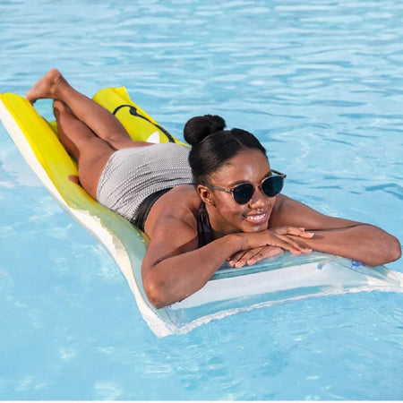 Materassino Gonfiabile Galleggiante Piscina Grafica Con Limone 183 X 69 Cm 44122