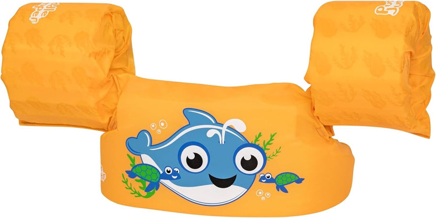 Gilet Salvagente Per Bambini Con Design Balena Giubbotto Galleggiante Con Braccioli 90135