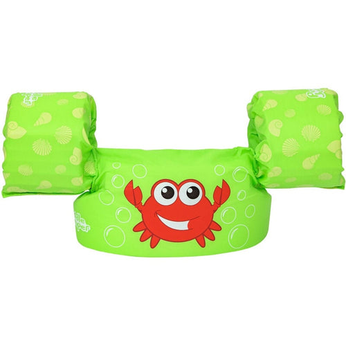 Gilet Salvagente Per Bambini Design Granchio Giubbotto Galleggiante Con Braccioli 90137