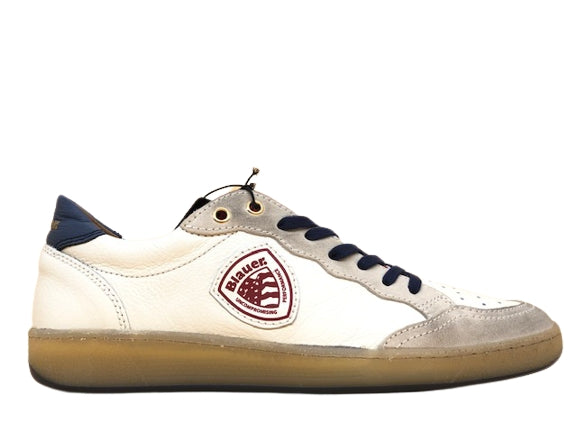 BLAUER Sneaker Uomo Murray04 White/ Red/ Navy