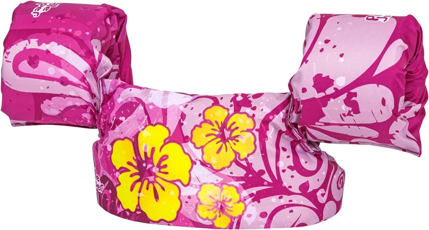 Gilet Salvagente Per Bambini Fiori Tropicali Giubbotto Galleggiante Con Braccioli 90144