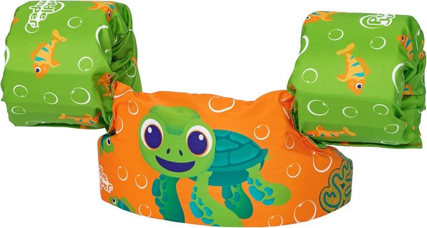 Gilet Salvagente Per Bambini Tartaruga Marina Giubbotto Galleggiante Con Braccioli 90145