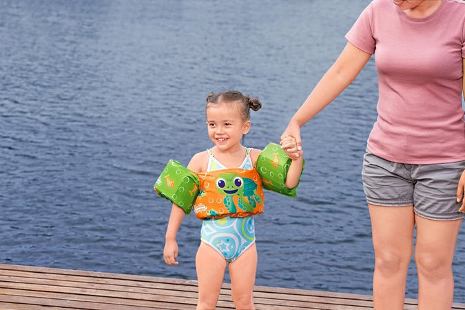 Gilet Salvagente Per Bambini Tartaruga Marina Giubbotto Galleggiante Con Braccioli 90145