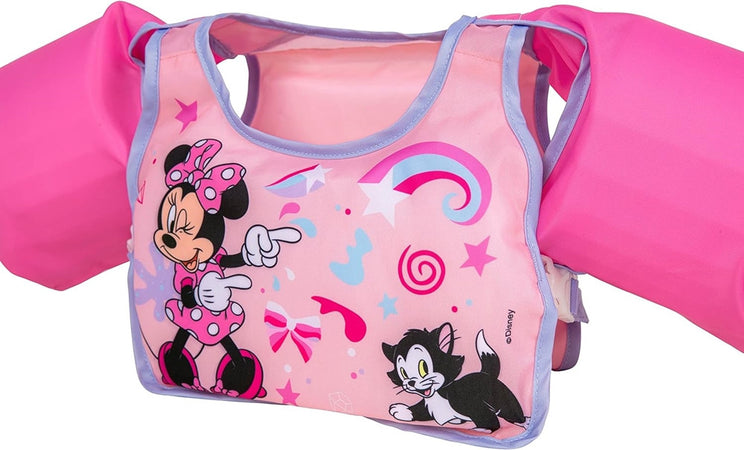 Giubbotto Giubbetto Salvagente Gilet Nuoto Swim Pal Minnie Per Bambine 3-6 Anni 9101a