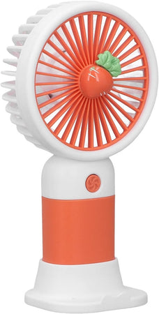 Mini Ventilatore A Mano Batteria Ricaricabile Usb Portatile Tascabile Viaggio Con Base