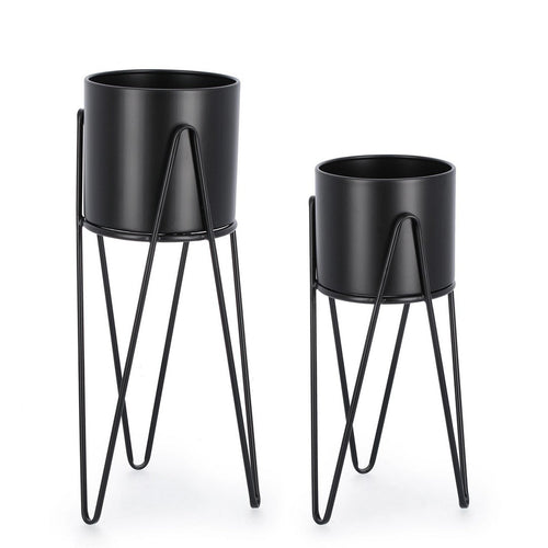 Set 2 PortaFiore Madelyn Tondo per uso interno ed esterno.