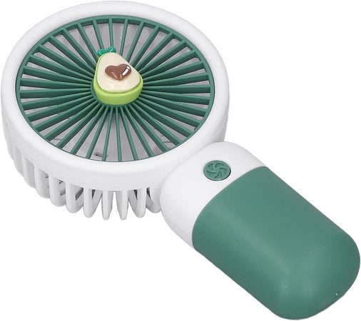 Mini Ventilatore A Mano Batteria Ricaricabile Usb Portatile Tascabile Viaggio Con Base