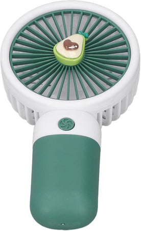 Mini Ventilatore A Mano Batteria Ricaricabile Usb Portatile Tascabile Viaggio Con Base
