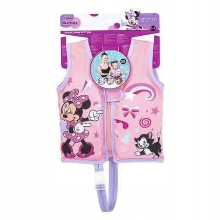 Gilet Cuscinetti In Schiuma Salvagente Giubbotto Minnie Trainer Bambine 1-3 Anni 9101b