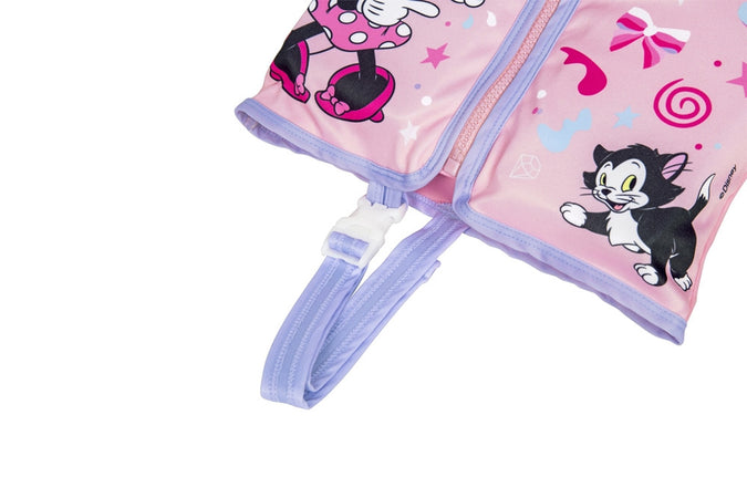 Gilet Cuscinetti In Schiuma Salvagente Giubbotto Minnie Trainer Bambine 1-3 Anni 9101b