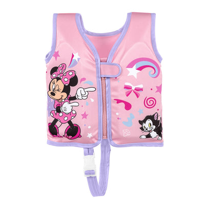 Gilet Cuscinetti In Schiuma Salvagente Giubbotto Minnie Trainer Bambine 1-3 Anni 9101b