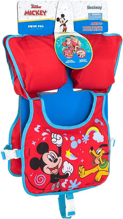 Giubbotto Giubbetto Salvagente Gilet Nuoto Swim Pal Mickey Per Bambini 3-6 Anni 9101c