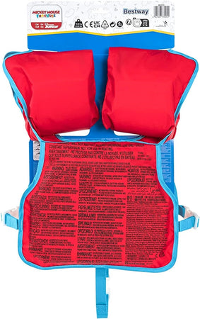 Giubbotto Giubbetto Salvagente Gilet Nuoto Swim Pal Mickey Per Bambini 3-6 Anni 9101c