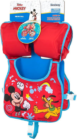 Giubbotto Giubbetto Salvagente Gilet Nuoto Swim Pal Mickey Per Bambini 3-6 Anni 9101c