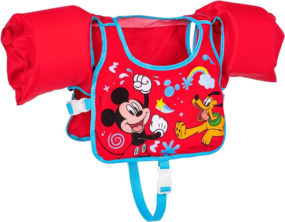 Giubbotto Giubbetto Salvagente Gilet Nuoto Swim Pal Mickey Per Bambini 3-6 Anni 9101c