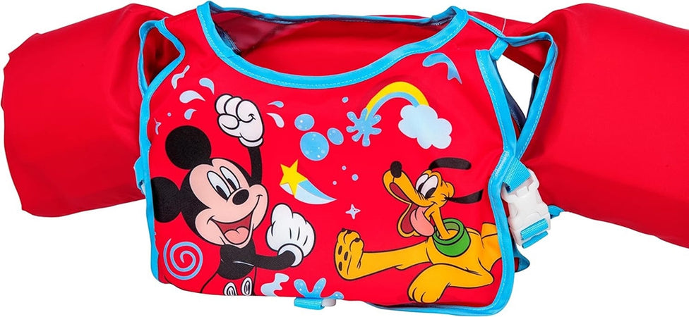 Giubbotto Giubbetto Salvagente Gilet Nuoto Swim Pal Mickey Per Bambini 3-6 Anni 9101c