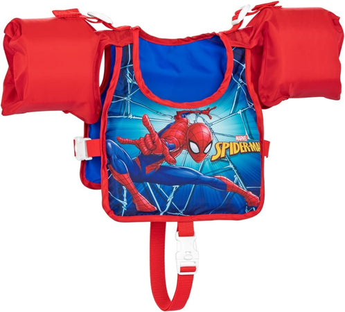 Giubbetto Giubbotto Braccioli Spiderman Bambini 3-6 Anni Galleggiante Salvagente 98795