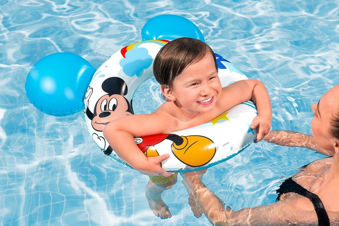 Salvagente Gonfiabile Splash Pal Mickey&friends 65 Cm Con Orecchie Topolino 9102k