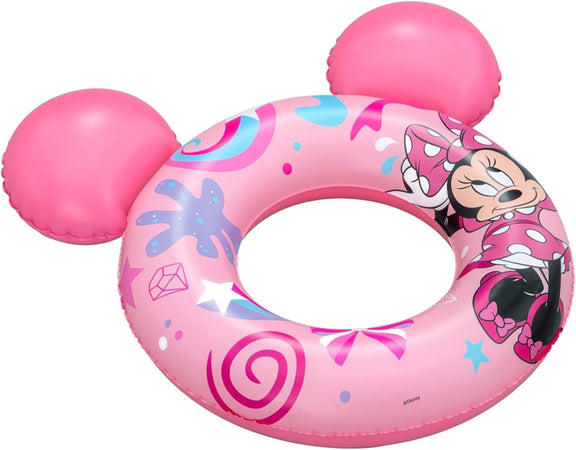 Salvagente Gonfiabile Galleggiante Splash Pal Minnie Con Orecchie Rosa 65 Cm 9102n