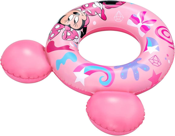 Salvagente Gonfiabile Galleggiante Splash Pal Minnie Con Orecchie Rosa 65 Cm 9102n
