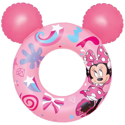 Salvagente Gonfiabile Galleggiante Splash Pal Minnie Con Orecchie Rosa 65 Cm 9102n