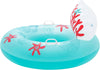 Poltrona Salvagente Gonfiabile Con Maniglie Portabicchiere Schienale Design Corallo 43730