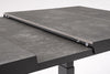Tavolo allungabile Robert struttura in alluminio, piano in ceramica da 143/183 x 88 cm