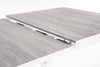 Tavolo allungabile Robert struttura in alluminio, piano in ceramica da 143/183 x 88 cm