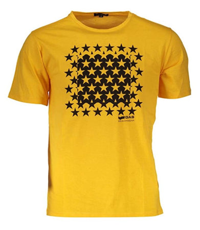 Gas t-shirt maniche corte giallo GATS01KABOOM Uomo