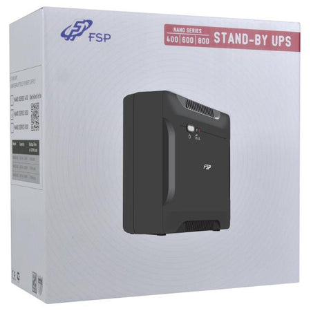 FSP Nano 600 gruppo di continuit [UPS] Standby [Offline] 0,6 kVA 360 W 2 presa[e] AC (FSP Nano 600 - UPS - 360 Watt - 600 VA)