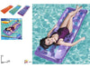 Materassino Gonfiabile Con Cuscino 18 Buchi 188x71 Cm 3 Colori Estate Piscina Mare 43015