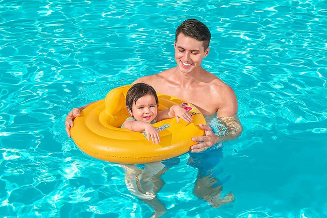 Salvagente Gonfiabile Galleggiante A Mutantina Per Bambini Rotondo 69cm Swim Safe 32096