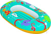 Canotto Canottino Gonfiabile Per Bambini Balena Pesci Granchio Felice 119x79cm 34009