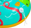 Canotto Canottino Gonfiabile Per Bambini Balena Pesci Granchio Felice 119x79cm 34009