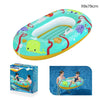 Canotto Canottino Gonfiabile Per Bambini Balena Pesci Granchio Felice 119x79cm 34009