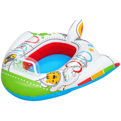 Canottino Barca Navicella Spaziale Gonfiabile Per Bambini +3 Anni Con Altoparlante 34178