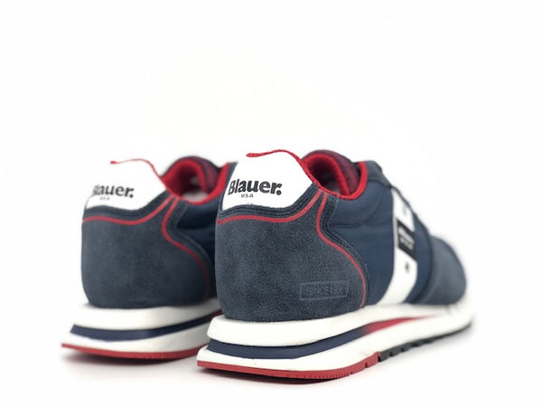 BLAUER Sneaker Uomo Quartz Navy/ Red