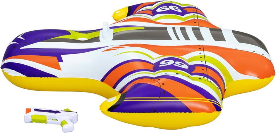 Cavalcabile Gonfiabile Splash Shuttle 117x107cm Galleggiante Con Maniglia Pistola 41503