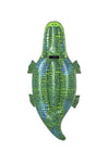 Cavalcabile Coccodrillo Gonfiabile Per Bambini Galleggiante 152x71cm Con Maniglia 41477