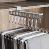 Gancio Per Grucce Appendiabiti Pantaloni Sciarpe Organizzatore Salvaspazio Resistente