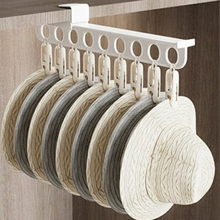 Gancio Per Grucce Appendiabiti Pantaloni Sciarpe Organizzatore Salvaspazio Resistente